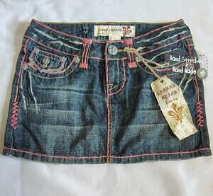 Laguna Beach Jean Mini Skirt 2YK Women's/Juniors Size 24 (Approx. US 00–0)